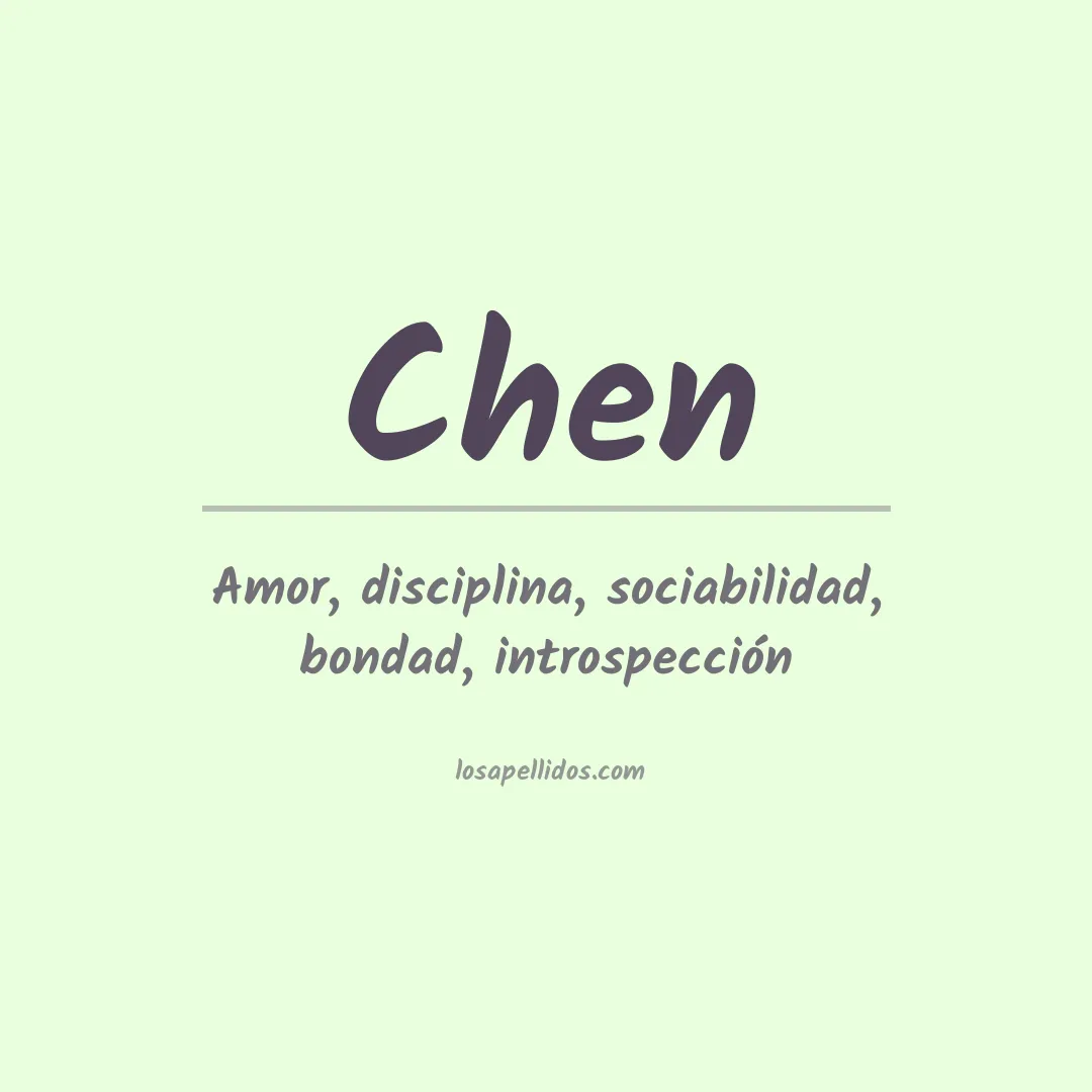 Apellido Chen