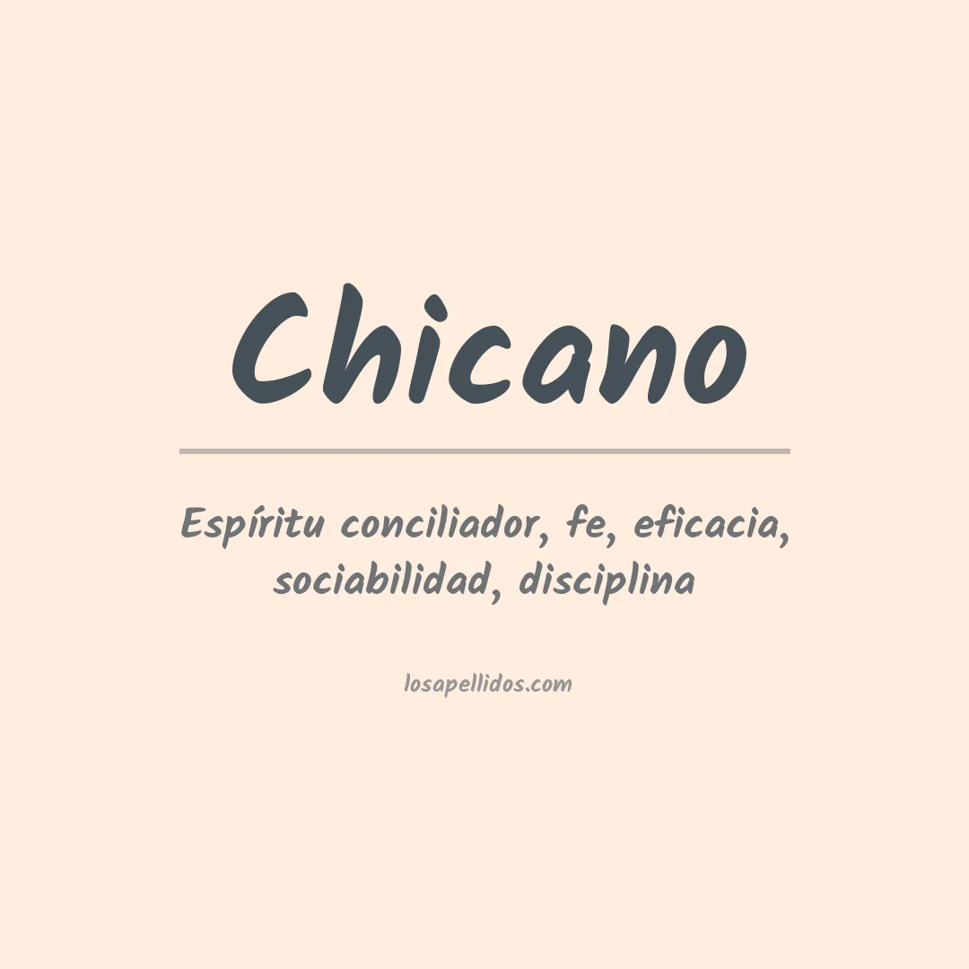 Apellido Chicano