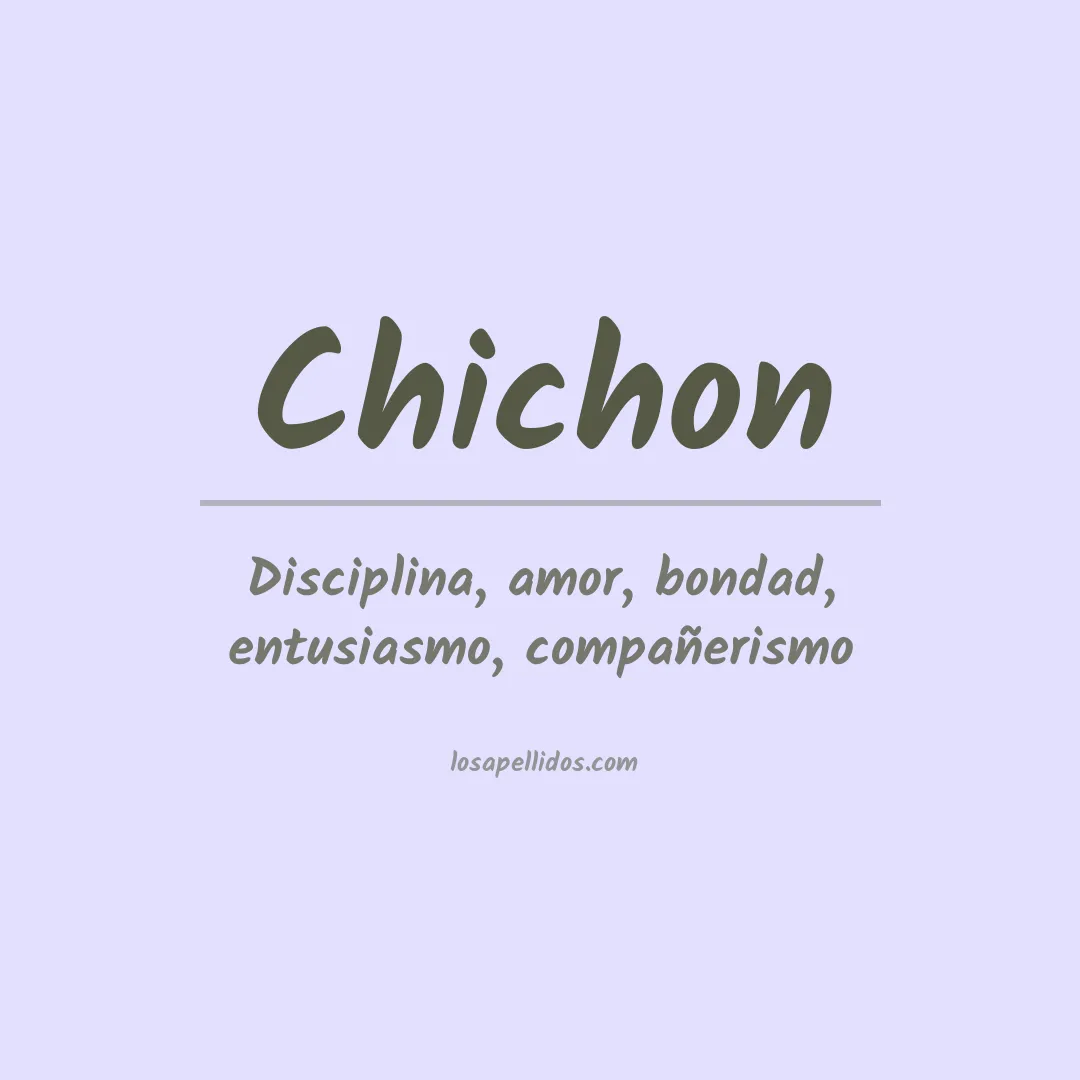 Apellido Chichon