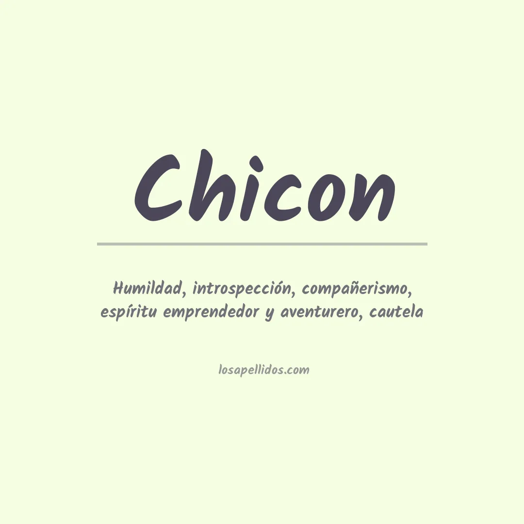 Apellido Chicon