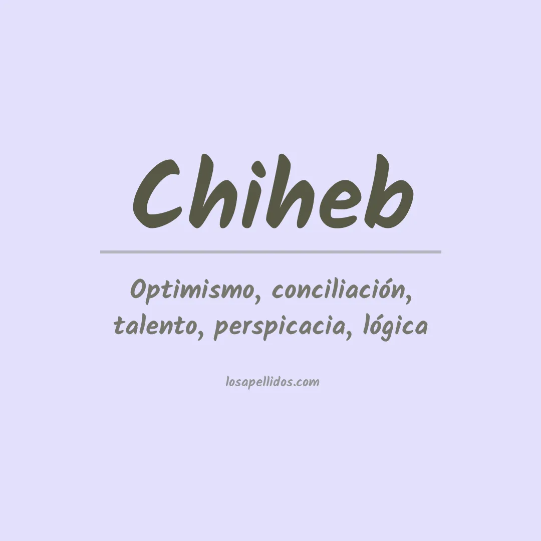 Apellido Chiheb