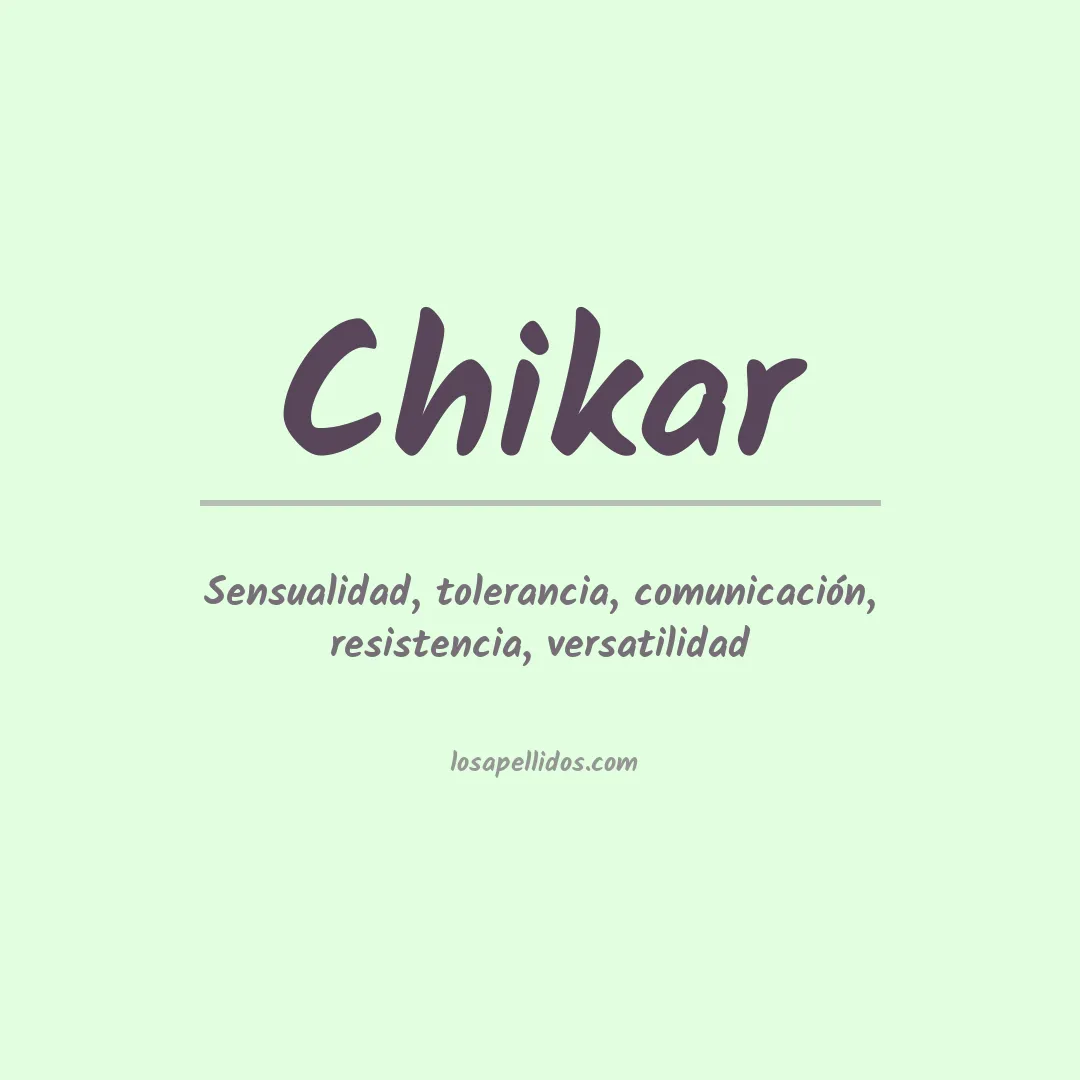 Apellido Chikar