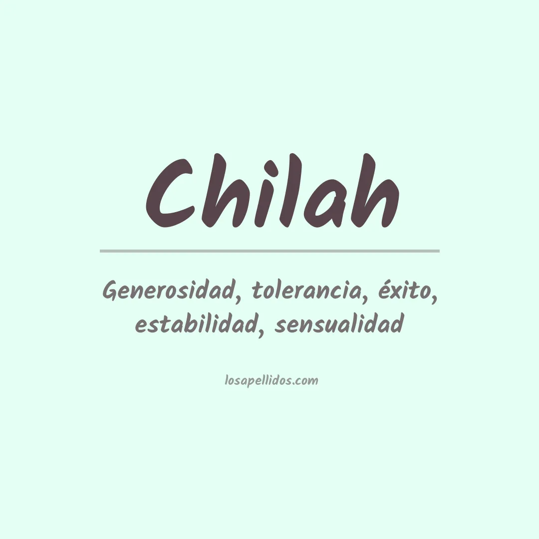 Apellido Chilah