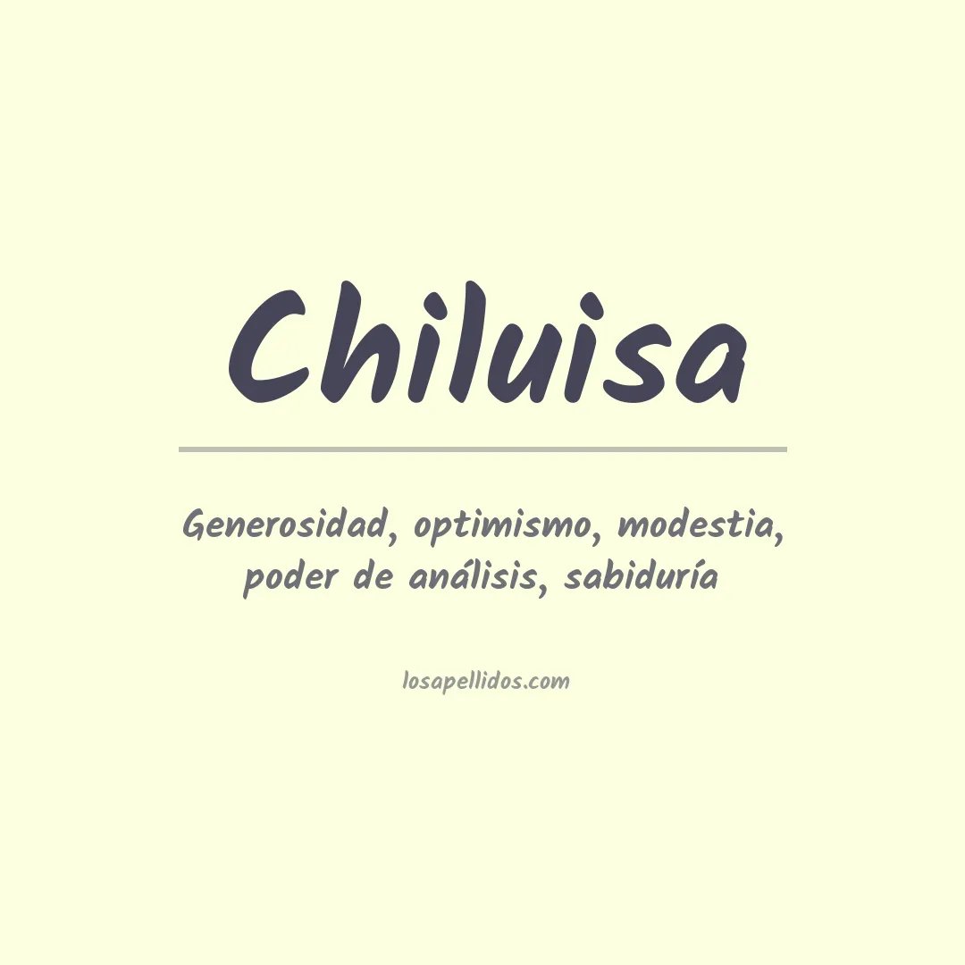Apellido Chiluisa