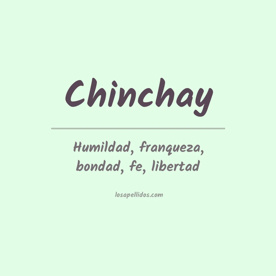 Apellido Chinchay