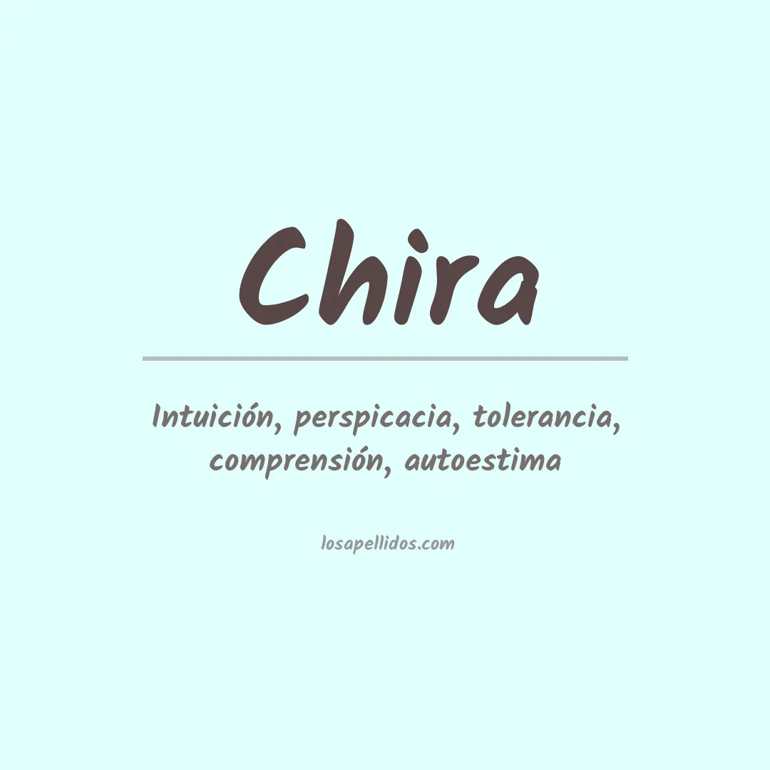 Apellido Chira