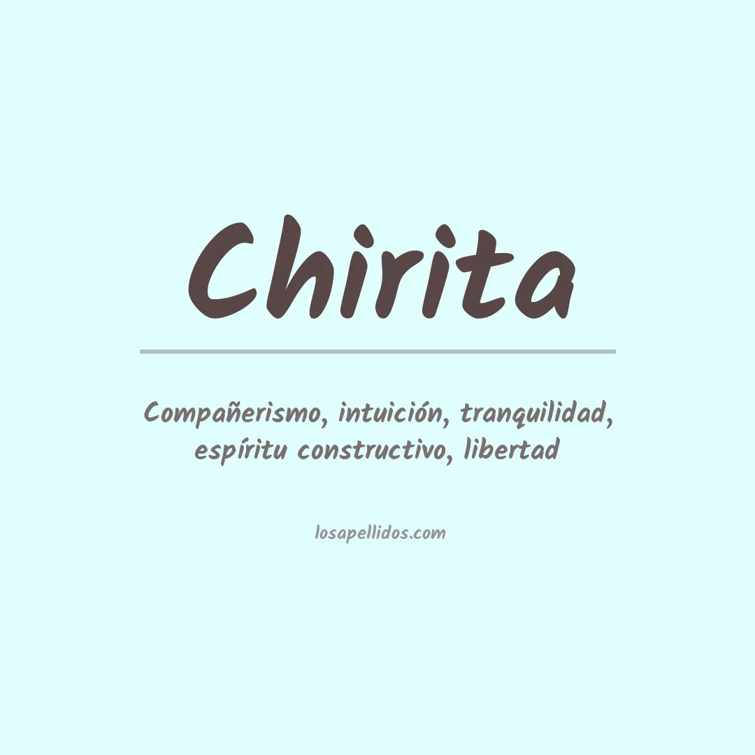 Apellido Chirita