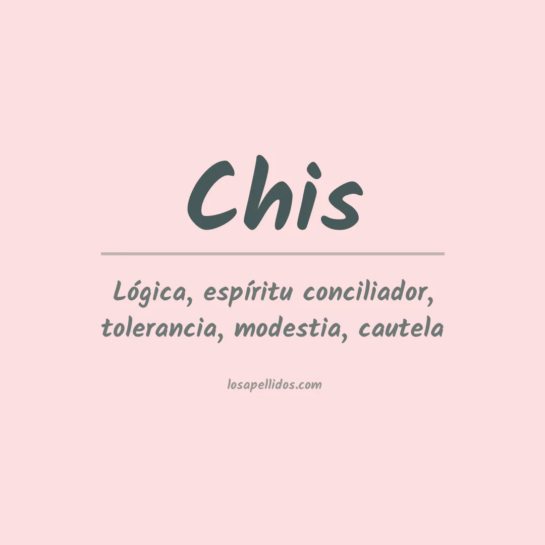Apellido Chis