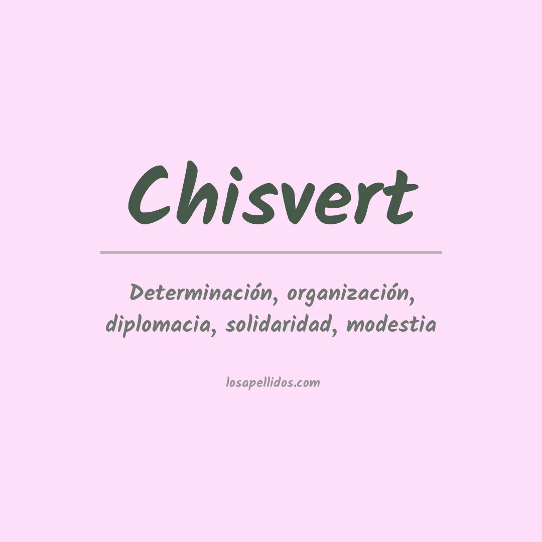 Apellido Chisvert