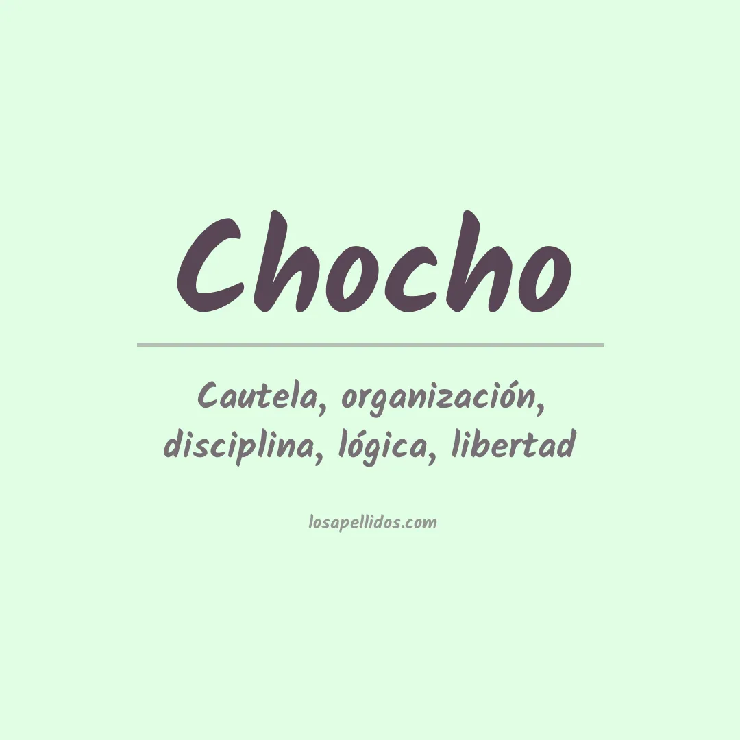 Apellido Chocho