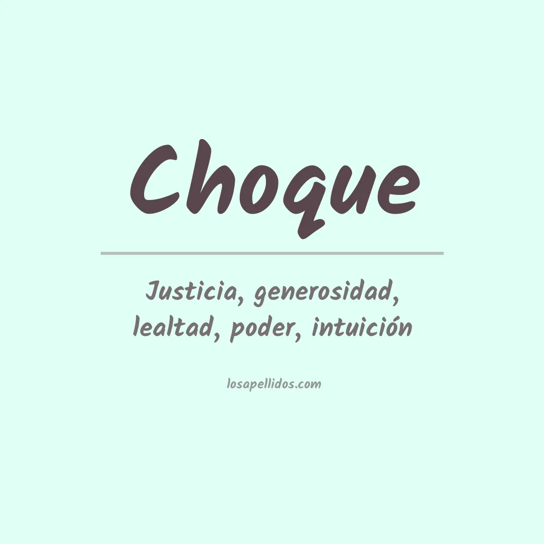 Apellido Choque