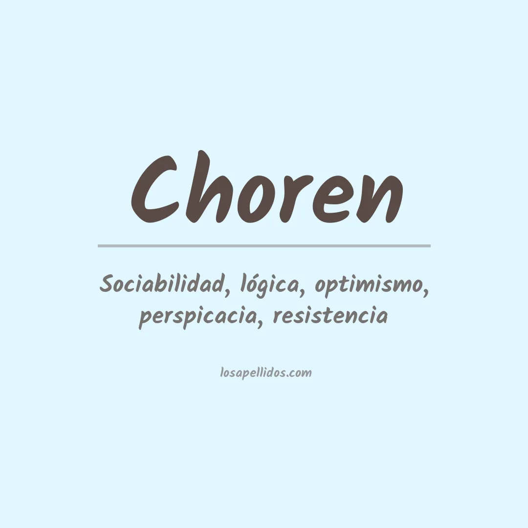 Apellido Choren