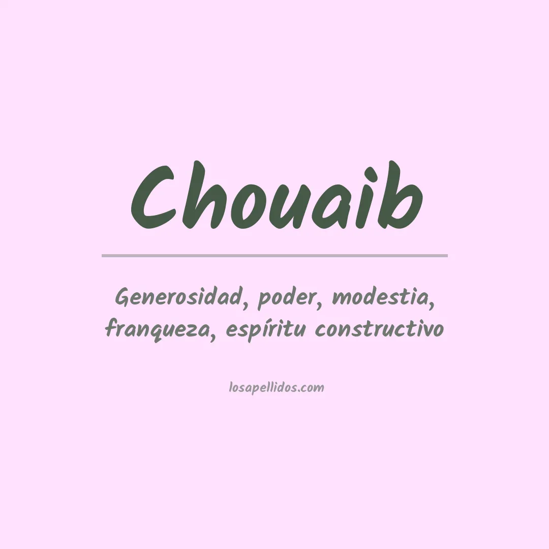 Apellido Chouaib