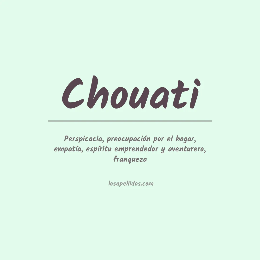Apellido Chouati