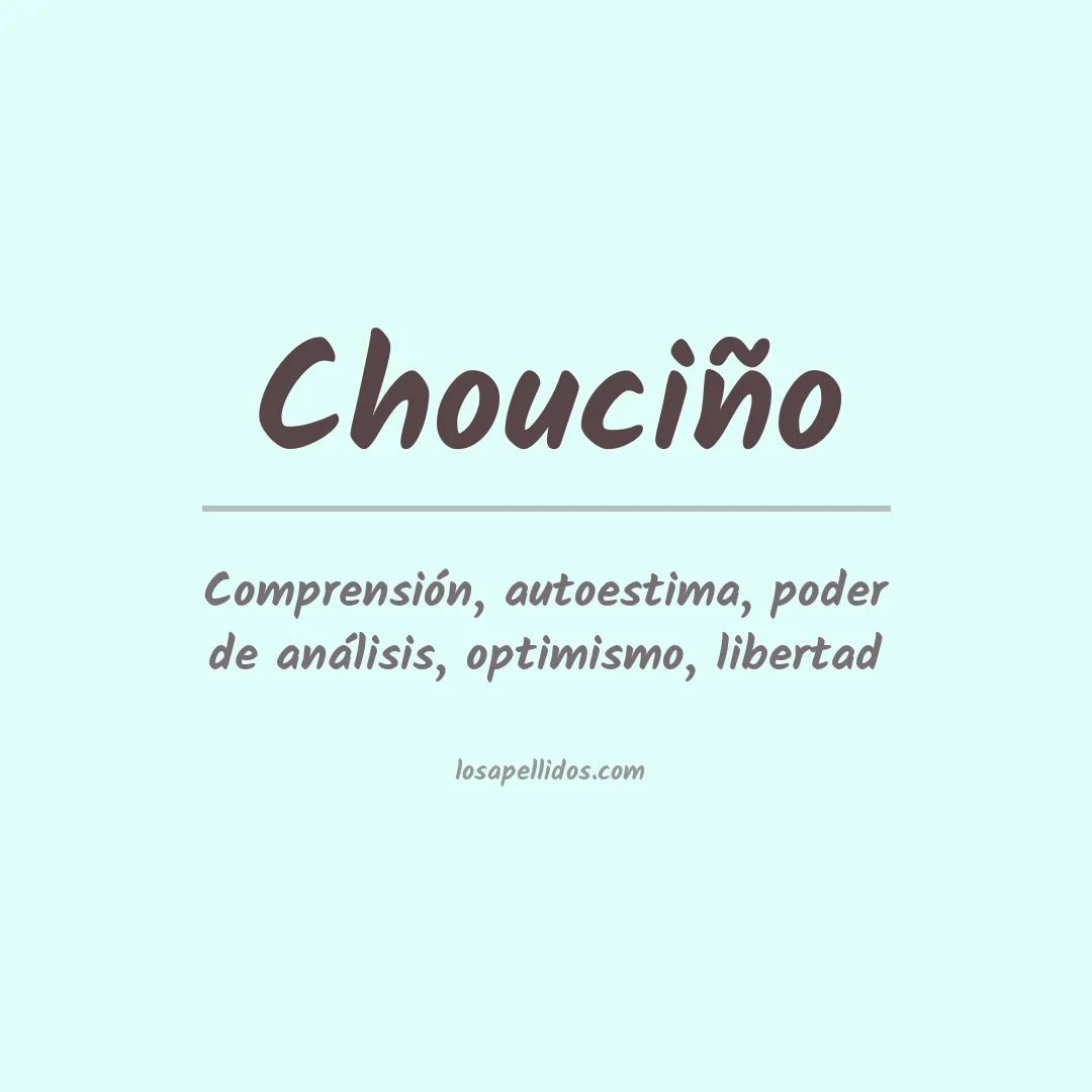 Apellido Chouciño