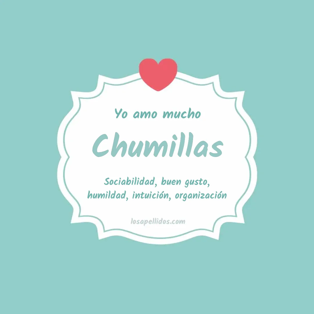 Yo amo mucho Chumillas