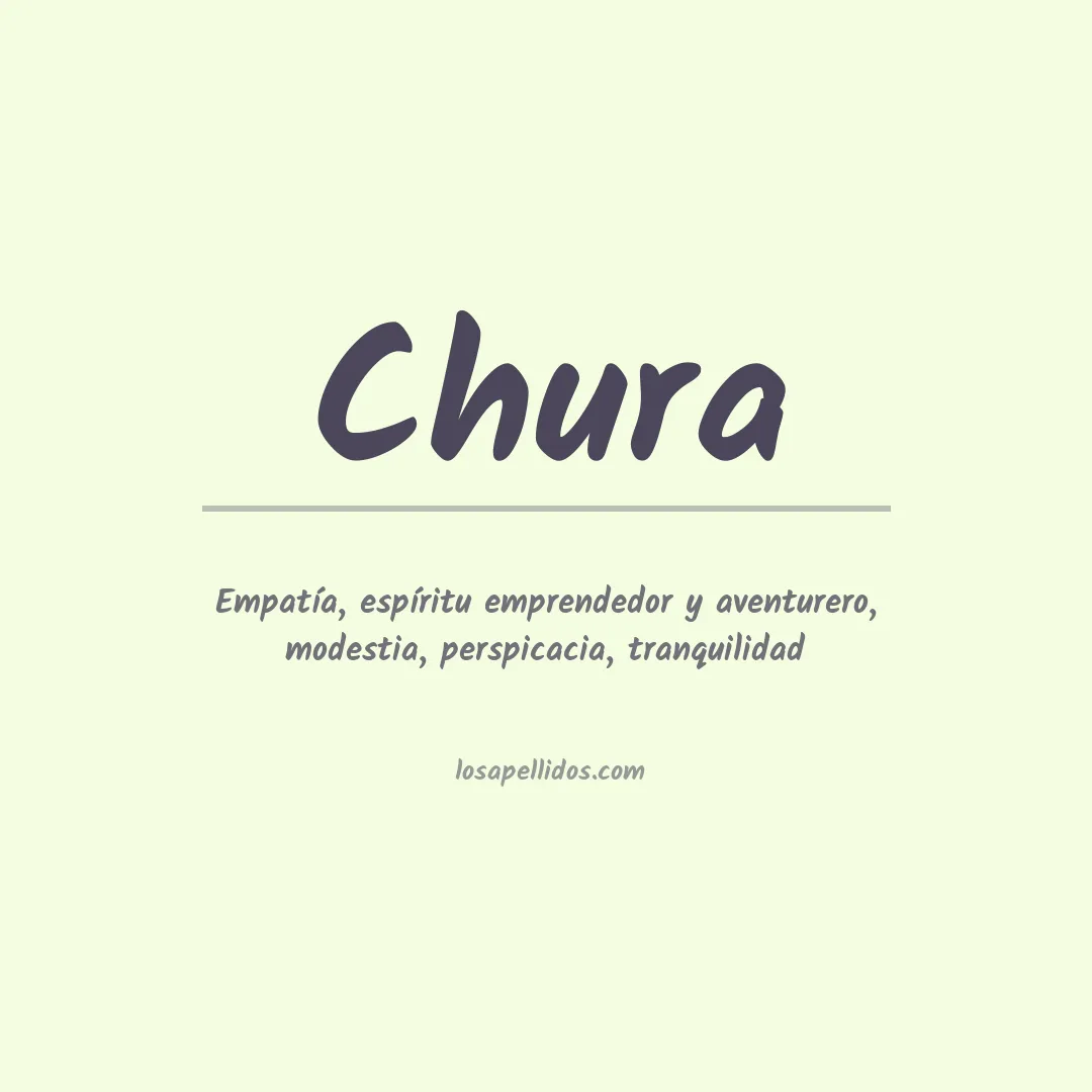 Apellido Chura