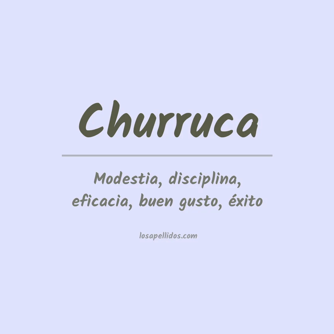 Significado del Apellido Churruca