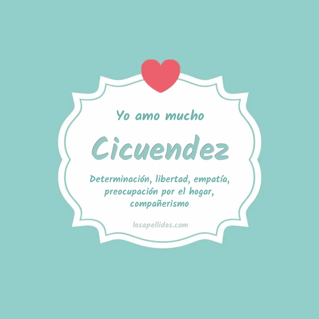Yo amo mucho Cicuendez