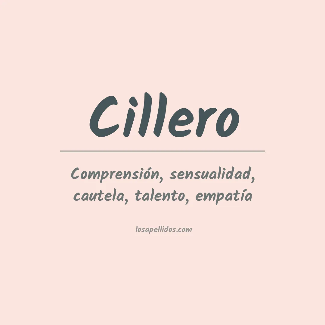 Apellido Cillero