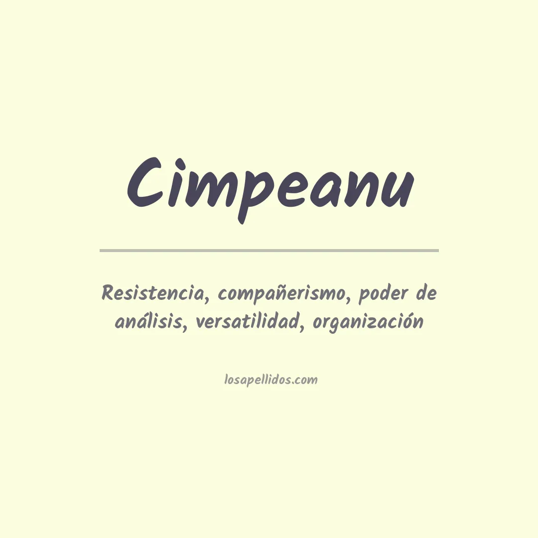 Apellido Cimpeanu