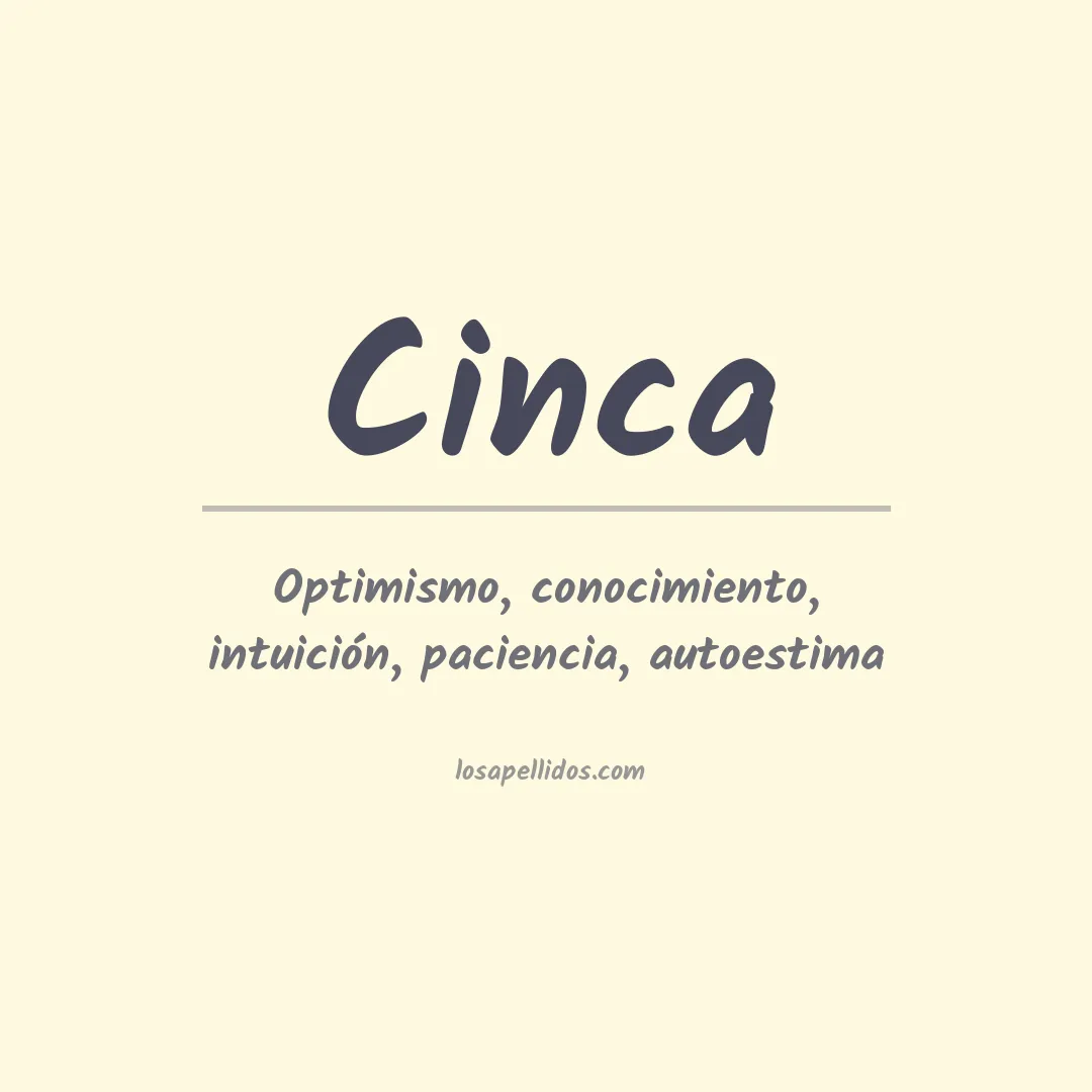 Apellido Cinca