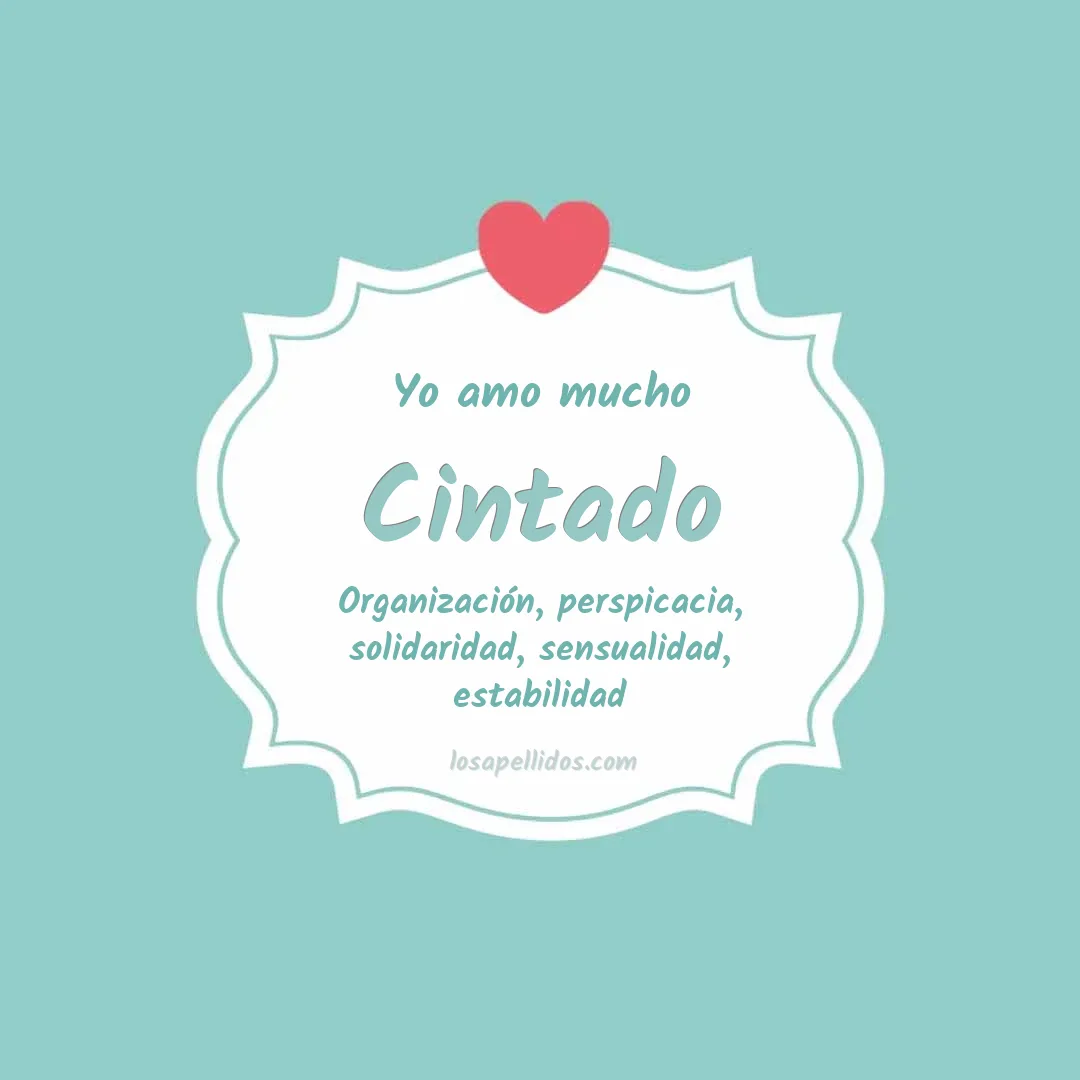 Yo amo mucho Cintado
