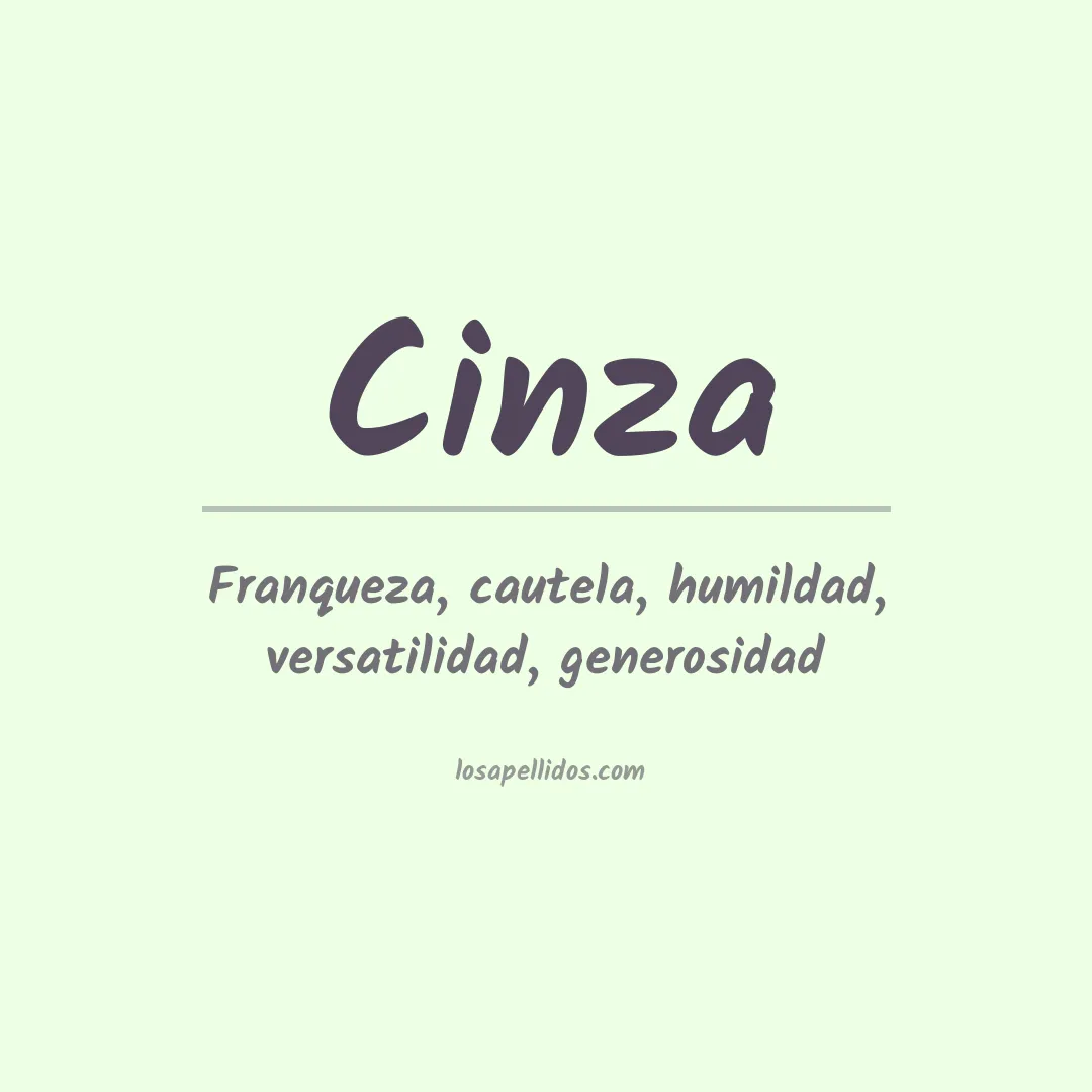 Apellido Cinza