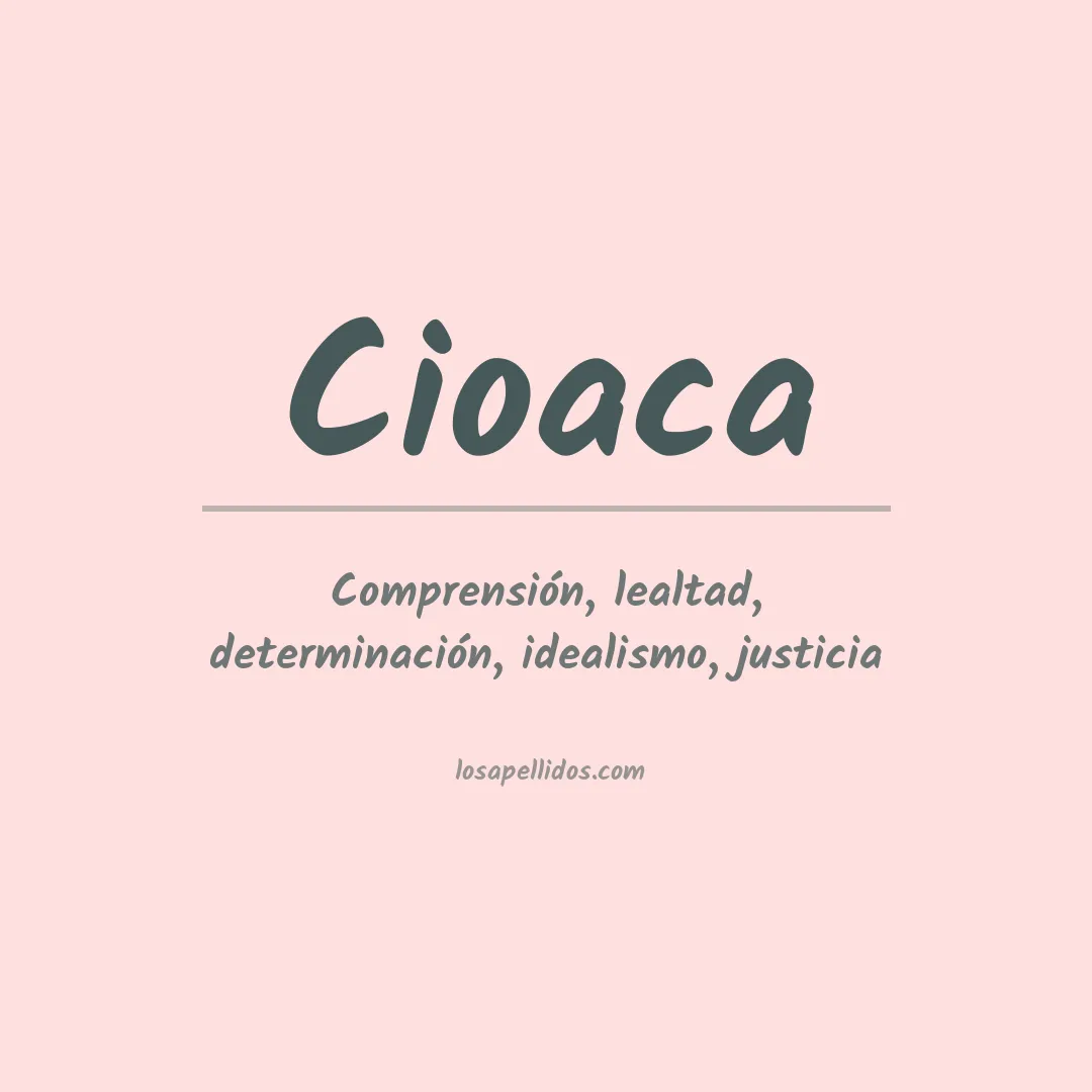 Apellido Cioaca
