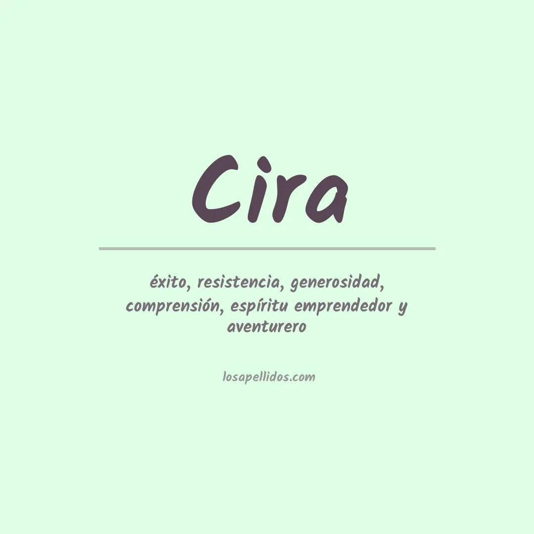 Apellido Cira