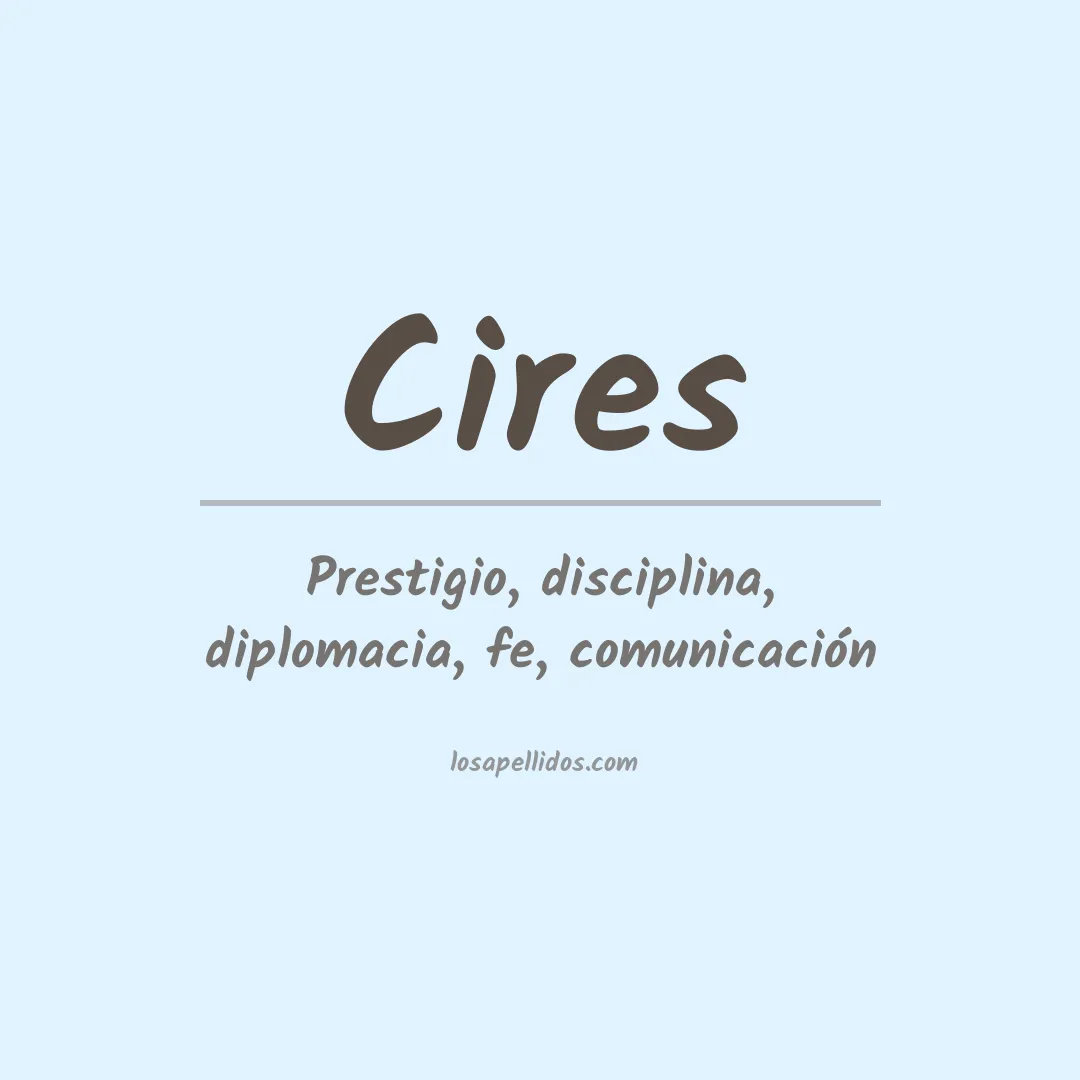 Apellido Cires