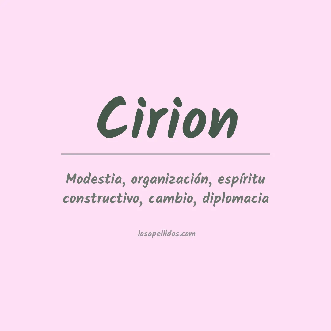 Apellido Cirion