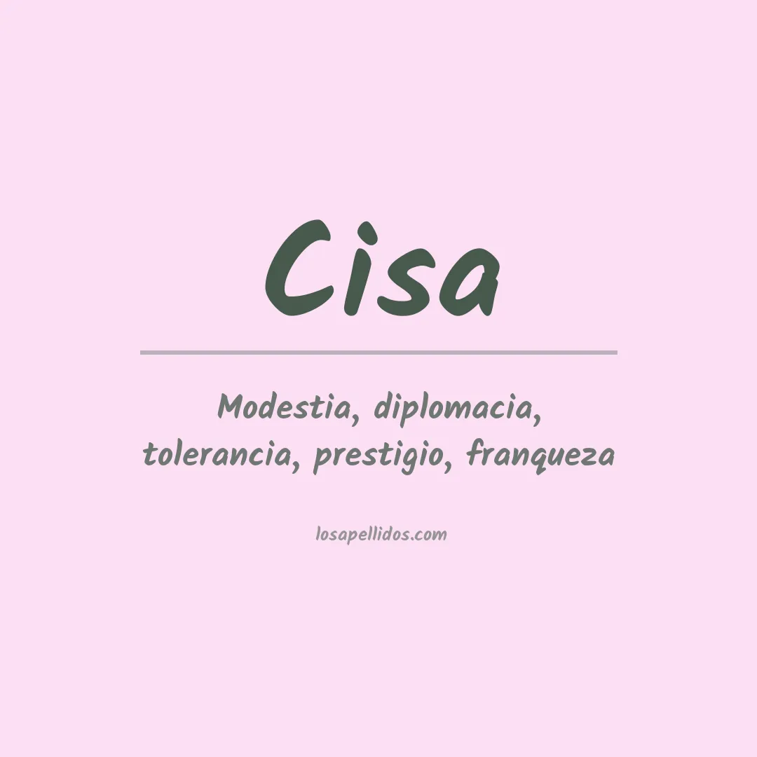 Apellido Cisa