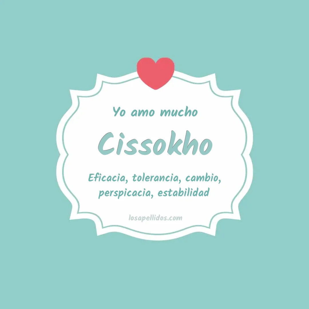 Yo amo mucho Cissokho