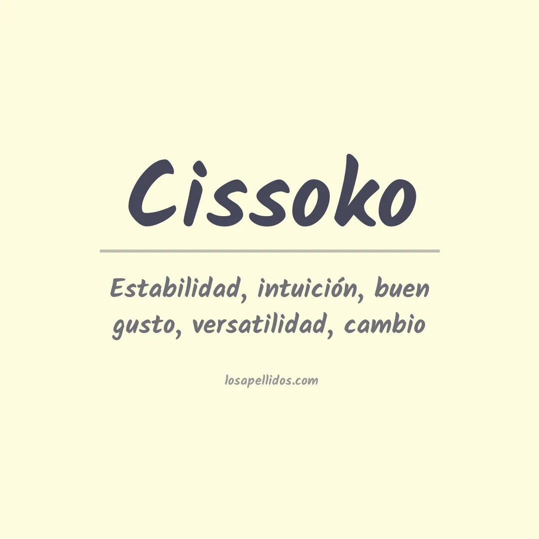 Apellido Cissoko