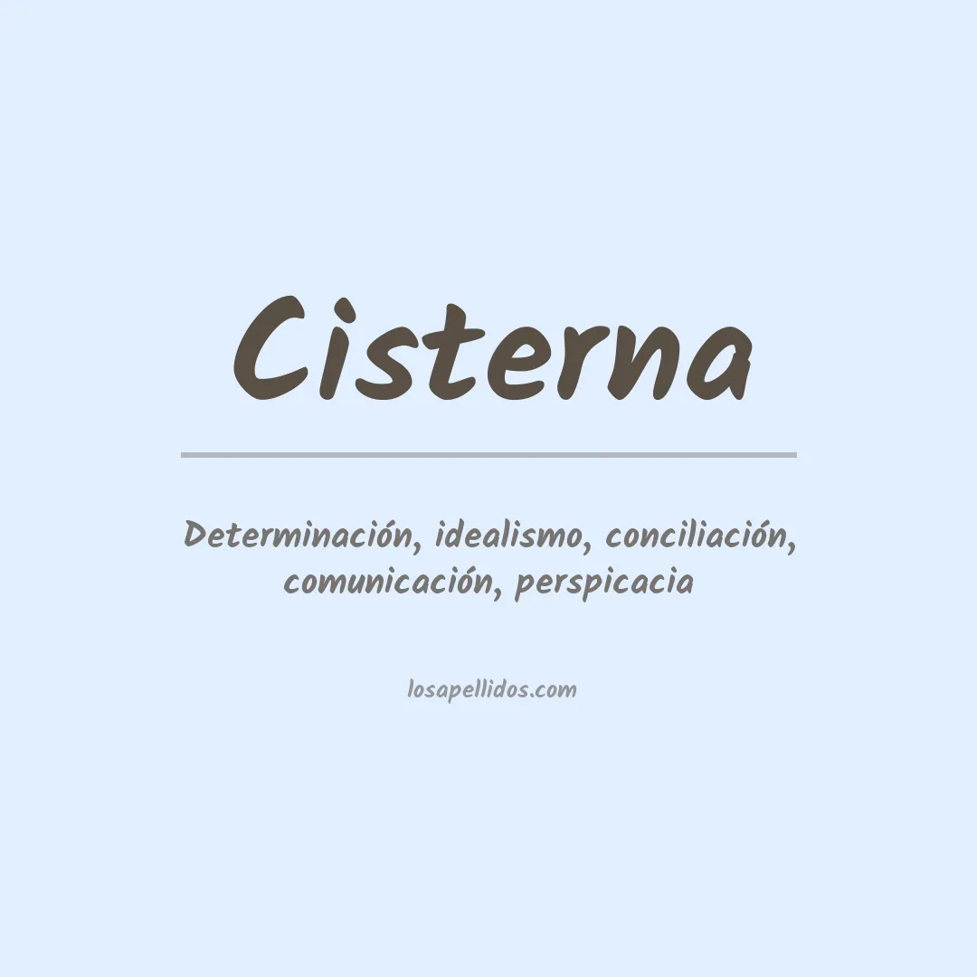 Apellido Cisterna