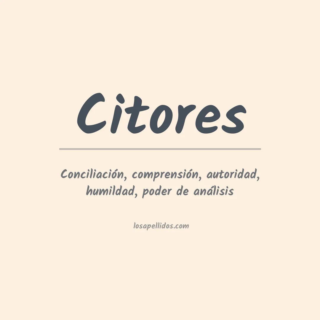 Apellido Citores