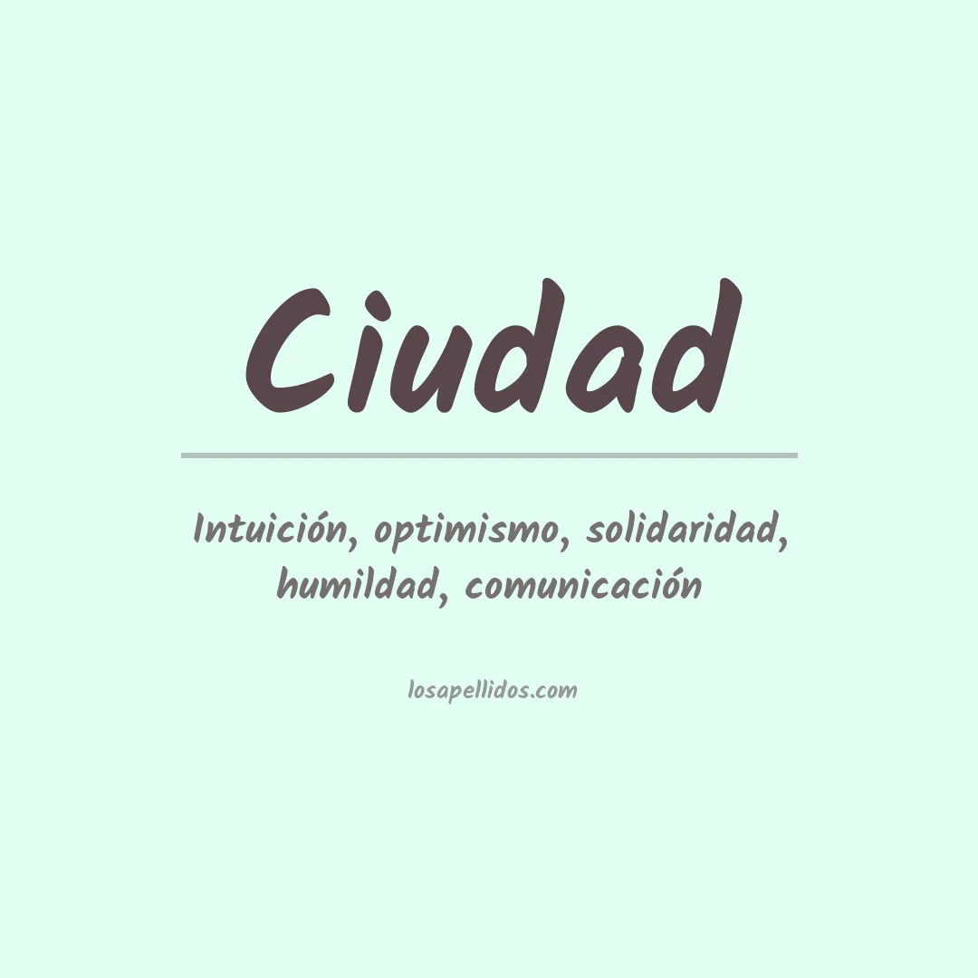 Apellido Ciudad