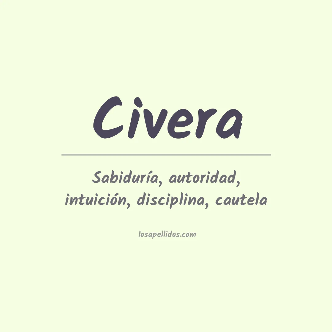 Apellido Civera