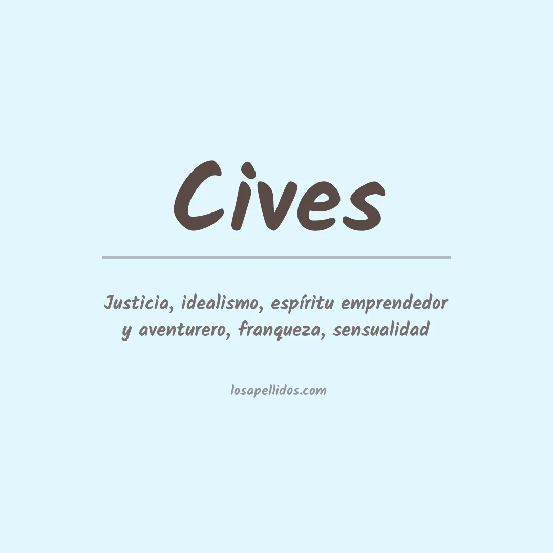 Apellido Cives