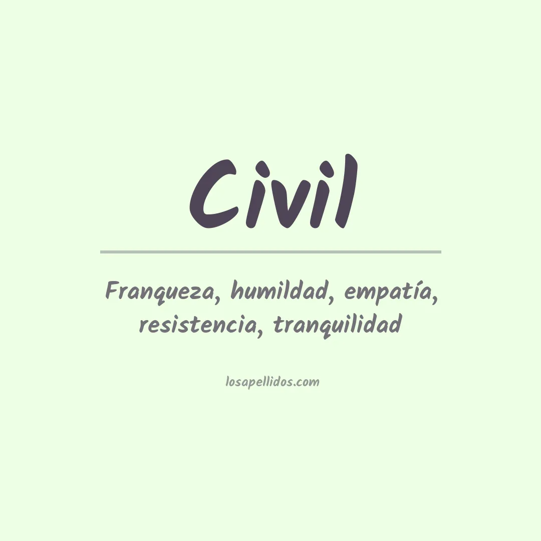 Apellido Civil