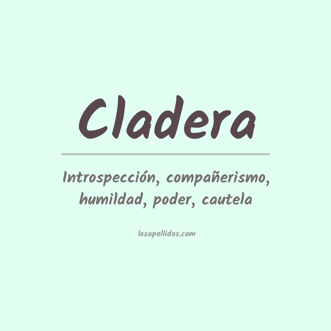 Apellido Cladera