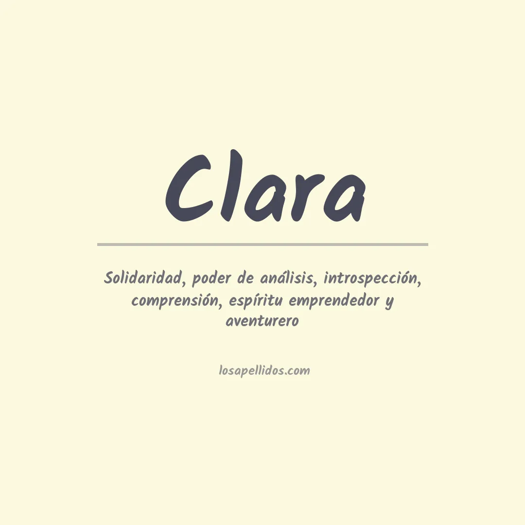 Apellido Clara