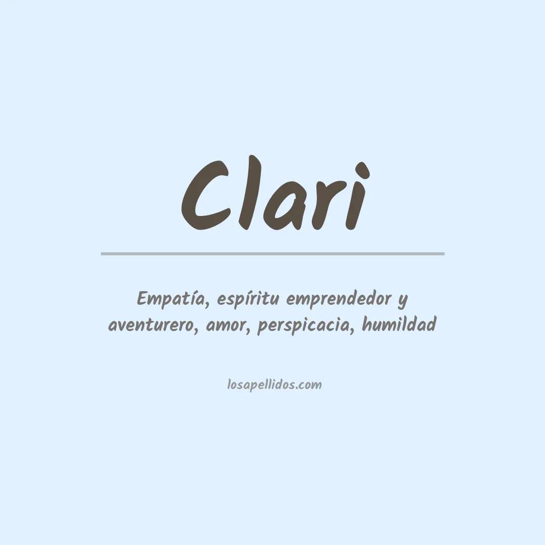 Apellido Clari
