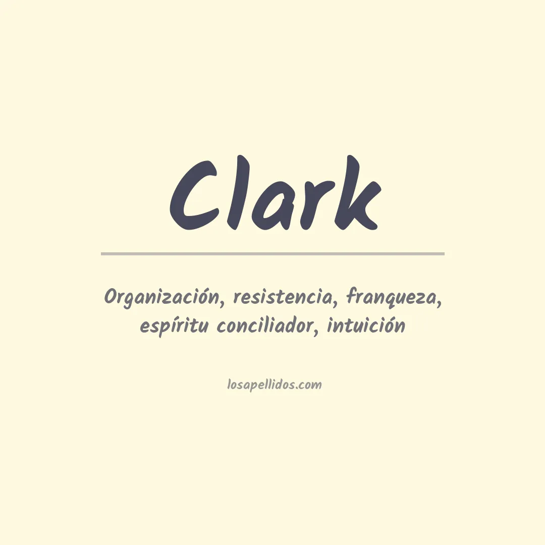 Apellido Clark