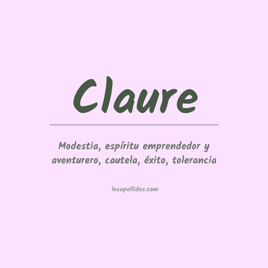 Apellido Claure