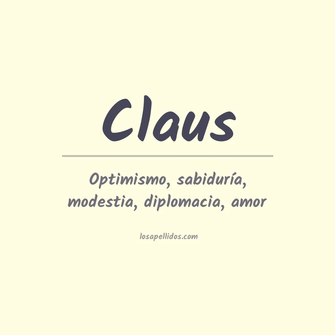 Apellido Claus