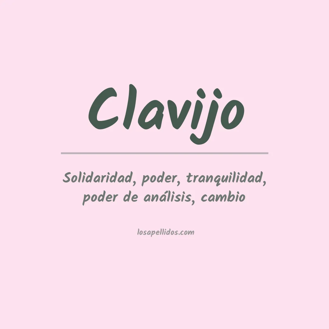 Apellido Clavijo