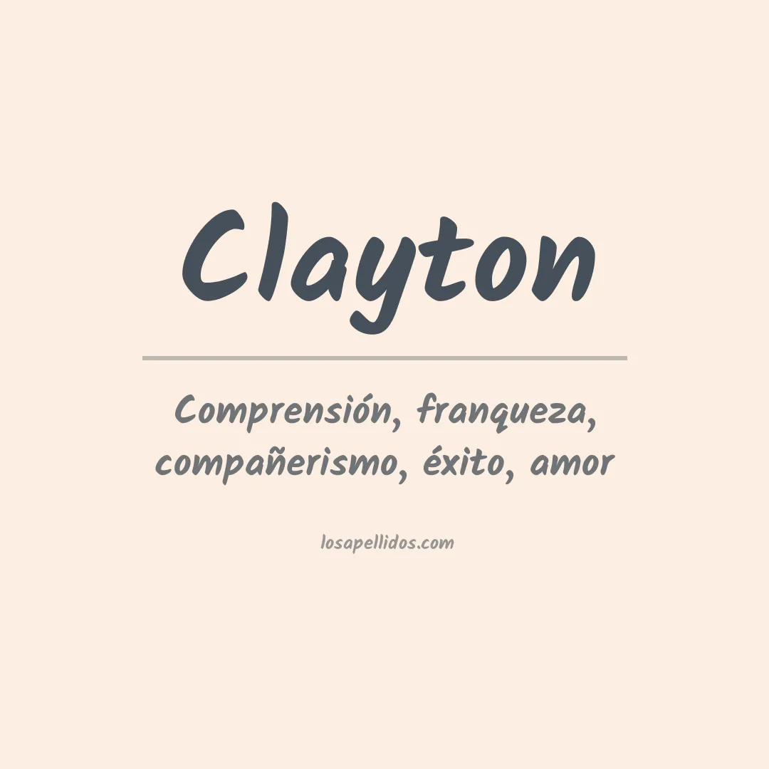 Apellido Clayton