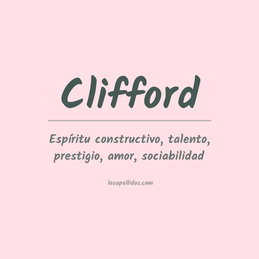 Apellido Clifford